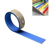 Stair Nosing Self Stick Anti Slip Stair Nose, Indoor Rubber Floor Transition Strip, Staircase Edge Protector for Wooden Steps Concrete Carpet Tiles)/Blue/Length-11M(36.0Ft)