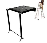 Stair Platforms: size with aluminum body, medium shape, textured foot area, portable component improves access comfort, reinforced design element supports the t