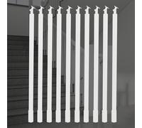 Stair Railing Balusters Square Metal Spindles for Interior Villa Balcony Entrance - Durable Staircase Parts in Various Heights for Easy Installation