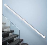 Stair Railing Kit Complete Wall Mounted Handrail System Multi Color Options Various Sizes (White 6ft/1.8m) Durable & Stylish Safety Solution for Stairs