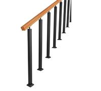 Stair Railing Post, Metal Square Baluster Spindles, 270° Adjustable Bracket for Indoor and Outdoor Decoration