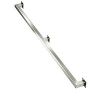 Stair Railings Indoor, 3FT 5FT 6FT 7FT Silver Stainless Steel Wall Mounted Handrail for Stairs, 440lbs Load Capacity Industrial Banister Rail Support Grab Bar(2.6ft/0.8m)