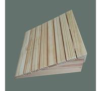 Stair Ramp 3" 4" 5" 6" Rise, Solid Wood Threshold Ramps For Doorways/Garage/Entryway, Portable Curb Ramp Step Ramps For Cart Wheelchair Trolley(30.8x30x11cm/12.1x11.8x4.33in)
