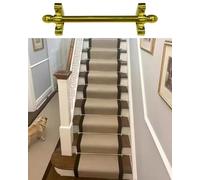 Stair Rods Adjustable Stair Carpet Runner Rod Set 20/28/32/36/40/50 Inch, Secure Step Carpet Round Finial Tube, Stylish Hallway Stairway Fixed Bar Stick (13pcs 95cm/37in/3.1ft)