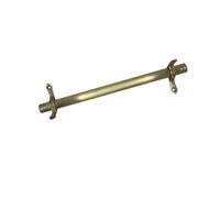 Stair Rods Carpet Runners,Removable Metal Rod Hold Carpet Runner On Stairs,Brass Stair Carpet Rods,With Screws Easy Install,Stair Carpet Fasteners Tubular Pole(1pcs,L32inch(81cm))