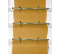 Stair Rods for Carpet, Adjustable Round Secure Mat Tubular, Minimalist Style Stair Runner Rug Holders for Indoor Decor