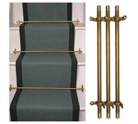 Stair Rods for Carpet Runners, 15pcs Fixed Stair Carpet Rods, 24in Length, Durable Elegant Staircase Accessories