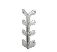 Stair Rods Skiffers Skirting Protectors in Brass and 6 colours (134mm, Satin Nickel)