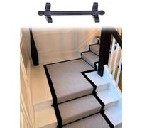 Stair Runner Rods Set, Adjustable Hollow Pole for Carpet Installation in Hallway, Theater, and Residential Renovation