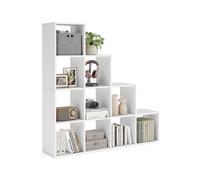 Stair Shaped Cube Organiser, White