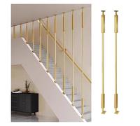 Stair Spindles, Adjustable Metal Baluster Posts for Indoor and Outdoor Use, Scratch Resistant and Rustproof, 2 Pieces, Safe Stair Railing to Prevent Falling