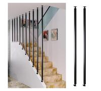 Stair Spindles, Adjustable Metal Baluster Posts for Indoor and Outdoor Use, Scratch Resistant and Rustproof, 2 Pieces, Safe Stair Railing to Prevent Falling