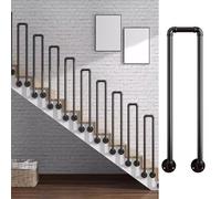 Stair Spindles Balusters U-Shape Side Mounted for Deck Steps Entryway Porch Stair Villa Indoor Outdoor Guardrails Handrail