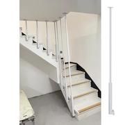 Stair Spindles Modern Iron Baluster Kit for Staircase Railings, Square Handrail Balustrades for Safety, 100cm (39 3/8 inches) - Interior Stairway Design
