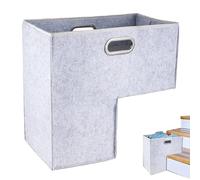 Stair Step Basket,Folding Staircase Storage Organizer - Felt Staircase Storage Organizer, Step Basket, Toy for Home