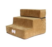 Stair Step, High Density Non-Slip Foam Pet Steps, 3-Story Staircase Assembly Removable Stairs, Soft Non-Slip Cat Steps, Portable Pet Ramp Ladder, Ladder Dog Stair Zippered Fiber Cover