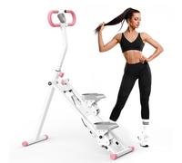 Stair Stepper for Home Gym Exercise,Stair Master Foldable,New Version Vertical Climber Machine for Full-Body Workout,Stair Climber with 300LBS Loading Capacity (White)