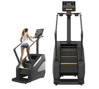 Stair Stepper Machine with 1-15 Gear Resistance, 22-135 Steps/minute, 13.5 Inch Screen - Maximum Load 150Kg for Training Leg Muscles and Core Strength
