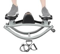 Stair Stepper | Portable Leg Exerciser with Resistance Band | Full Body Cardio Stepper Equipment - For Core, Body & Lower, Women, Older, Living Room, Bedroom, Indoor,