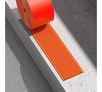 Stair Tread Edge Protectors, Strips Staircase Step Treads Self Adhesive Staircases, Step Edge Trim, Suitable for Indoor/Outdoor Stairs(Orange red,5m,4cm)