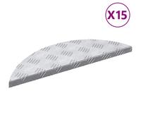 Stair Tread Silver Aluminium Treads Indoor Rug Outdoor Mat Modern Decor vidaXL