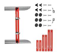 Stair Tread Template Tool and Shelf Layout Jig for Precise Measuring in Various Construction Projects
