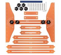 Stair Tread Template Tool Jig, Aluminum y u, Sliding Inler with for Layout penters