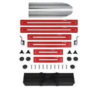 Stair Tread Template Tool - Stair Tread Gauge Measuring Tool Jig with Track | Stair Measuring and Scribe Tool | Adjustable Stair Tread Jig for Measuring | Stair Template Measuring Tool for Layout