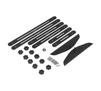 Stair Tread Template Tool, Stair Tread Jig Stair Treads Gauge Template Tool Stair Tread Tool Shelf Scribe Jig 11-60in Measuring for Stairs,Risers,Shelf and Cutting Drywall (Black)