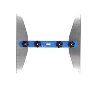 Stair Tread Template Tool, Stair Tread Tool Stair Gauge Shelf Scribe Jig 11-60in Measuring Stair Treads Gauge Template Tool for Stairs,Risers,Shelf and Cutting Drywall (Blue)