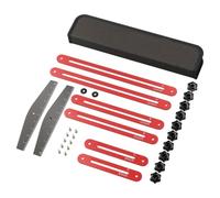 Stair Tread Tool - Aluminum Alloy Folding Stair Gauge Measuring Tool | Adjustable Stair Tread Template For Staircases, Risers, Shelving Layouts, Sheet Music And Drywall Cutting | Multi-Purpose