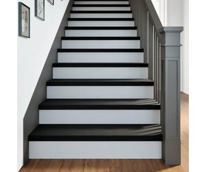 Stair Treads 20pcs Solid Oak Brown-Black 90x30x2 cm Window Sill Replacement Pack