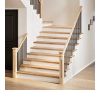 Stair Treads 4pcs Pack Solid Oak Natural 120x30x2cm Fine Window Sill Untreated.