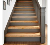 Stair treads 4pcs Solid oak light brown 100x25x2cm Window-sill ready sanded set