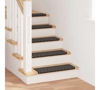 Stair Treads Anthracite 65x21x4 cm 15pcs Polypropylene Non-slip Sound-Absorbing