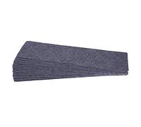 Stair Treads Carpet Non Slip, 15 PCS Wood Stair Treads Rugs, Anti Moving Modern Stair, Step Rugs with Non Skid Backing Removable Washable, Step Treads for Kids Dogs, 8"*30", Grey, for Various Stairs