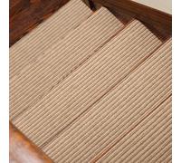 Stair Treads Carpet, Non-Slip Carpet Stair Runner, Indoor Self Adhesive Stair Carpet Treads Perfect For Elders And Dogs,straw color,5PCS
