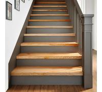 Stair Treads 2 pcs Light Brown 100x25x2 cm Solid Wood Oak