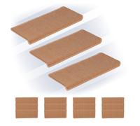 Stair Treads Rectangular Set 15 Step Mats Carpet Runner Non-Slip Self-Adhesive