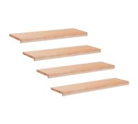 Stair Treads Solid Beech Wood Indoor Modern Wooden Stair Steps Interior vidaXL