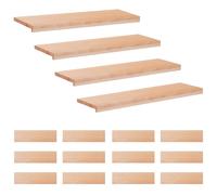 Stair Treads Solid Beech Wood Indoor Modern Wooden Stair Steps Interior vidaXL