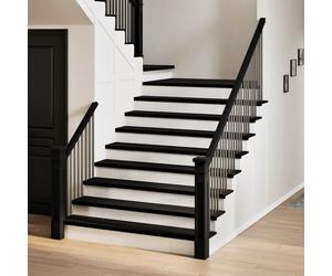 Stair Treads Solid Oak Dark Brown 110x25x2cm 2pcs Window Sill Hand-Finished Easy