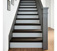 Stair Treads Solid Oak Dark Brown 70x25x2 cm Pack of 12 Window Sill Replaceable