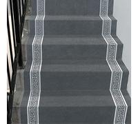 Stair treads， Wash. Stair Tread,Polyprop. Mat,0.8m,Indoor/Outdoor(Grey)