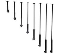 Staircase Balusters & Handrail Posts L Shaped Non Slip Guardrails for Stairs Balconies Apartments & Villas Floor to Ceiling Mount 2ft/60cm Height