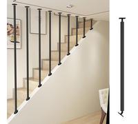 Staircase Balusters - Modern Adjustable Guardrail Columns, 180° Base, 20-170cm High, Indoor Space Divider, Attic Spindles (1 Pack)