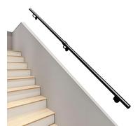 Staircase Banister Hand Rails for External Or Interiors, 1m 1.5m 2m 2.5m 3m 4.2m 5.6m Wall Mount Stair Railing, Balustrade Foot Rail Support Rod Grab Bar(18ft/540cm)