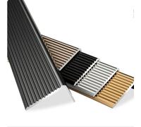 Staircase Corner Decoration Strips ，Stair Nosing Edge Trim ，Outdoor Indoor Staircases Pads Help Elderly,Can Be Cut(Gold,90cm L 40mm*20mm)