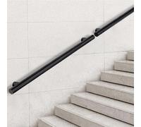 Staircase Handrail Kit, Adjustable 1m to 6m, Indoor Outdoor Stairs Rails for Decking, Attic, Corridor Support