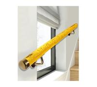 Staircase Handrail, Non-Slip Acrylic Support Railing with Wall Mount Brackets, Customizable Clear Design, 220cm/86.6in Length for Safety and Style